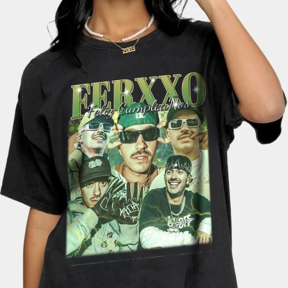 Feid Ferxxo Latin Hip Hop Rnb Rapper Music Streetwear Fan T-Shirt